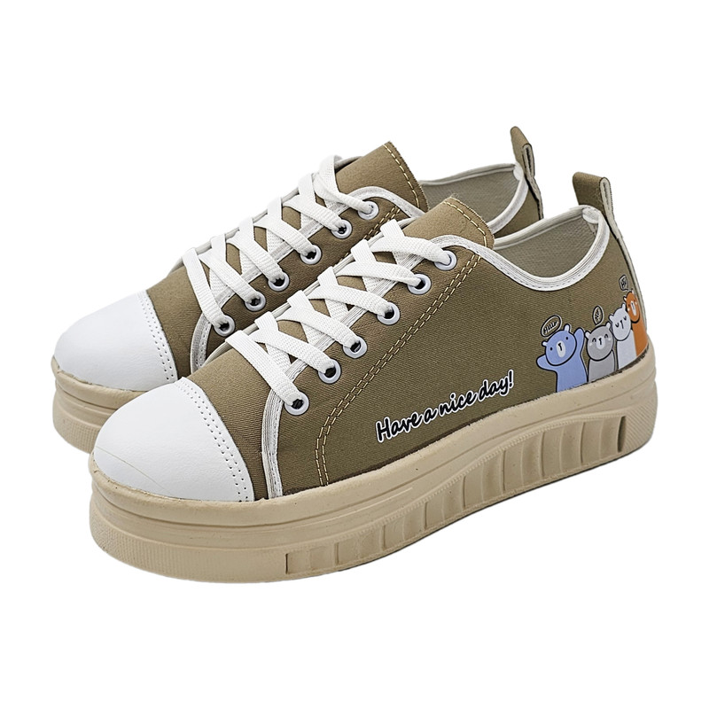 کفش روزمره زنانه سیی مدل خرس کد 2175.2