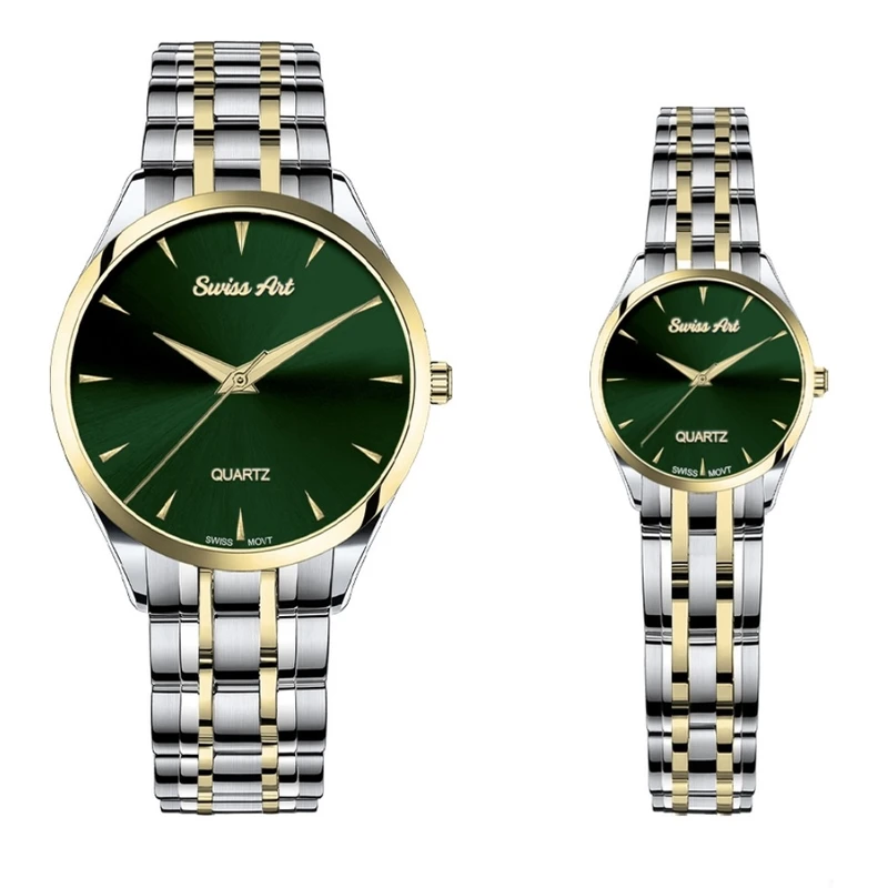 ست ساعت مچی عقربه‌ای کوارتز زنانه و مردانه سوئیس آرت مدل MR920WATCH171G.L