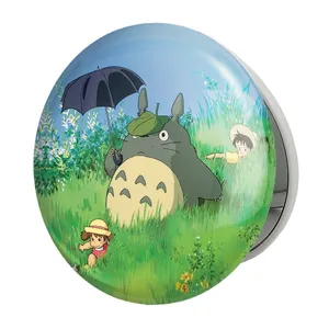 آینه جیبی خندالو طرح انیمه توتورو Totoro مدل تاشو کد 4551 