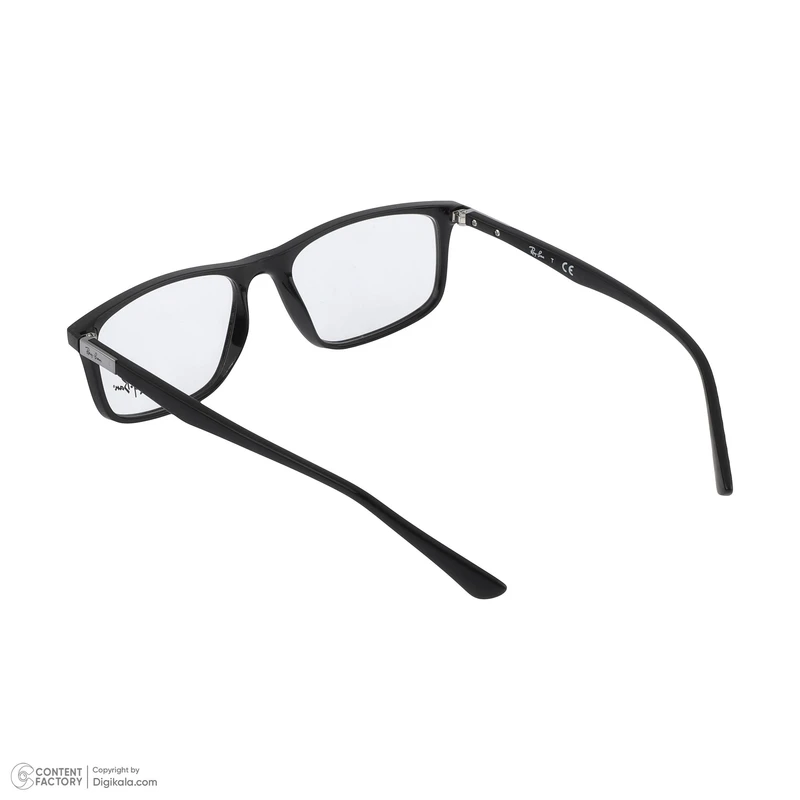 عکس شماره 5 : فریم عینک طبی مستطیلی مردانه ری بن مدل 0rx7128i-2000-53 مناسب برای صورت گرد، بیضی، قلب و لوزی