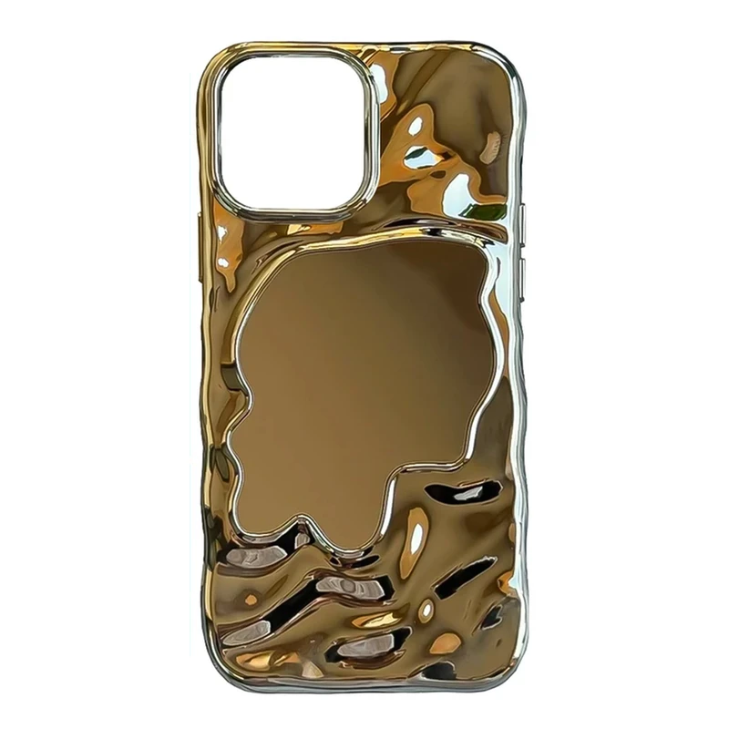 کاور مدل موج آینه دار مناسب برای گوشی موبایل اپل iPhone 16 Pro Max