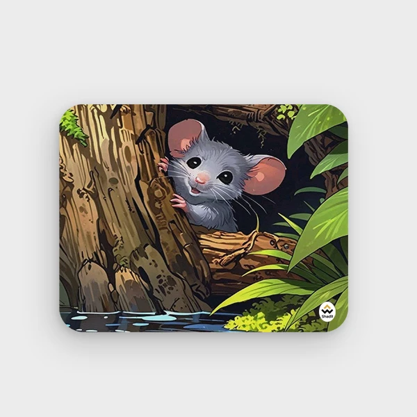 ماوس پد شادیت مدل موش کیوت کد 01 سایز 24*19 سانتی متر