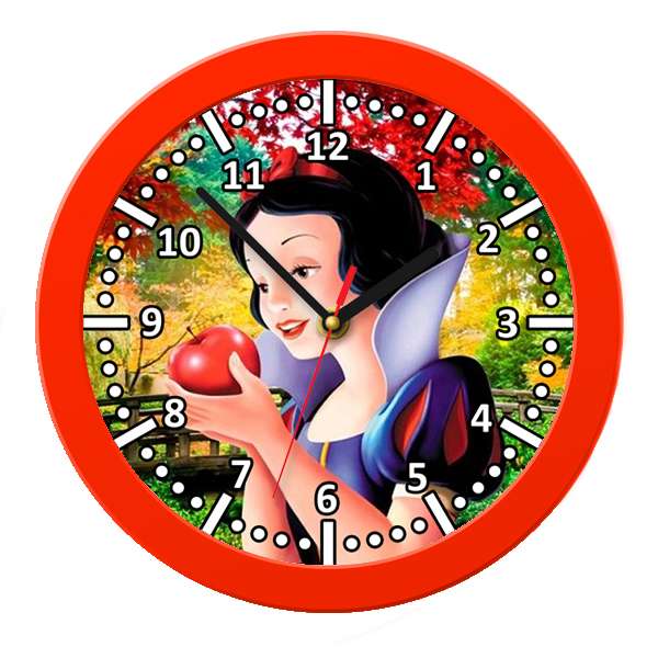 ساعت دیواری کودک مدل سفید برفی