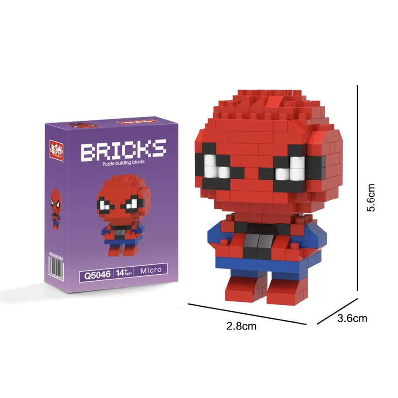 ساختنی جیسی بریکس مدل مرد عنکبوتی