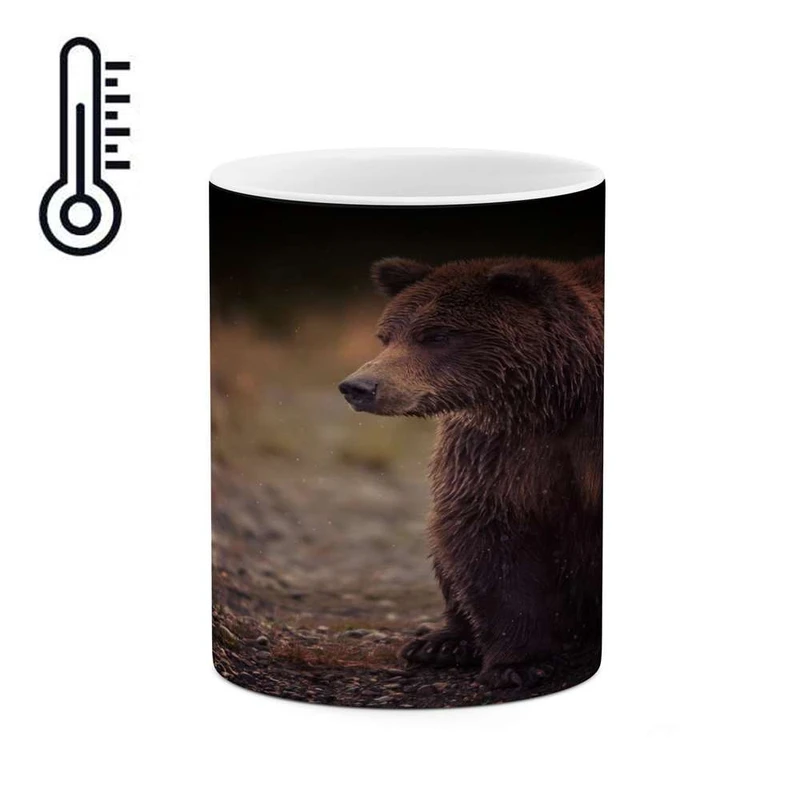 ماگ حرارتی کاکتی مدل خرس کد mgh14698