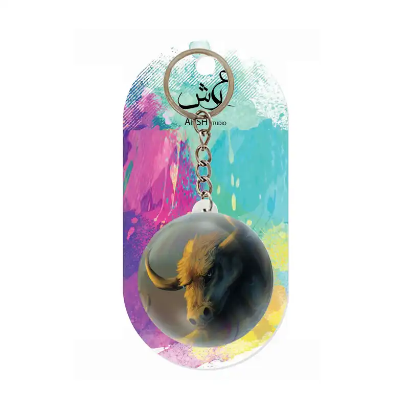 جاکلیدی عرش مدل فانتزی گاو Bull کد Asj6089