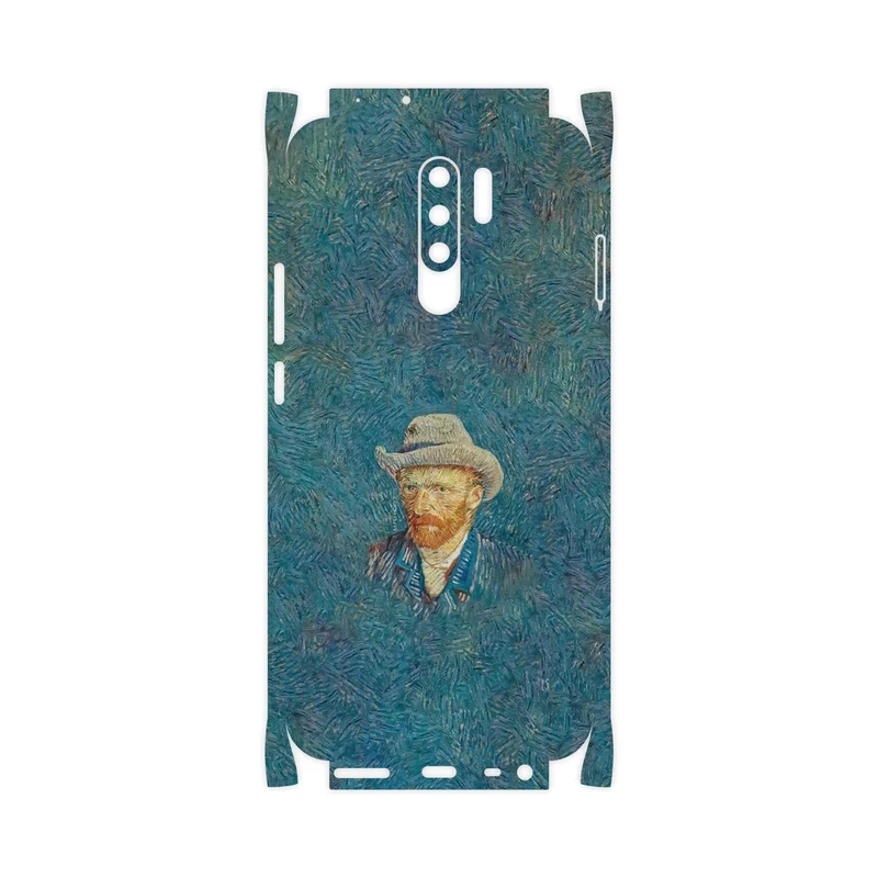 برچسب پوششی ماهوت مدل Self portrait with a gray felt hat-FullSkin مناسب برای گوشی موبایل شیائومی Redmi 9