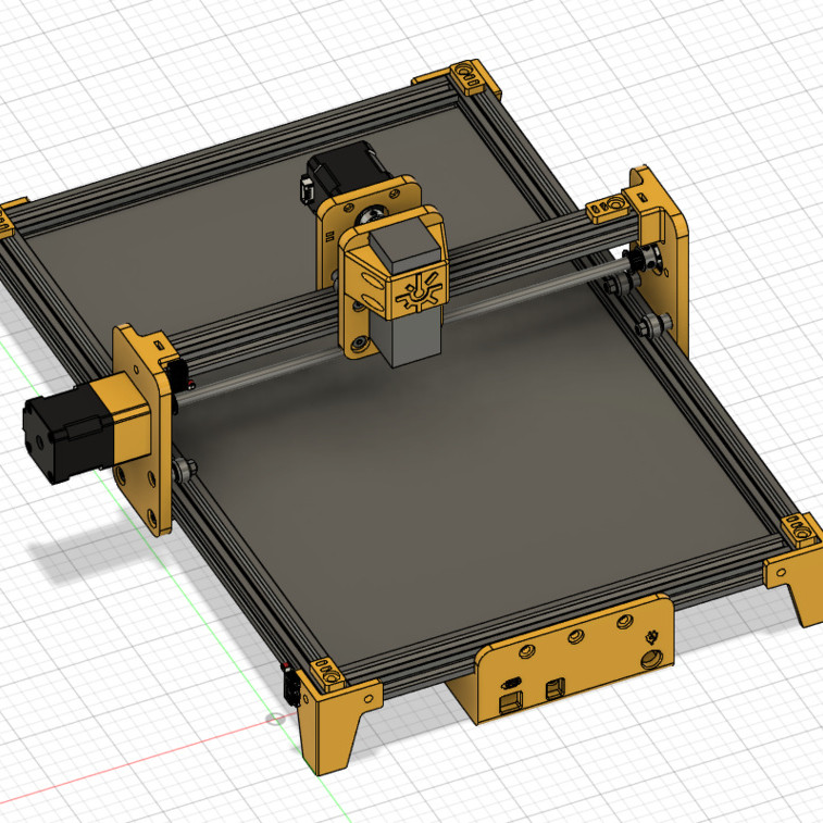 دستگاه لیزر حکاکی سی ان سی مدل A3 CNC Laser