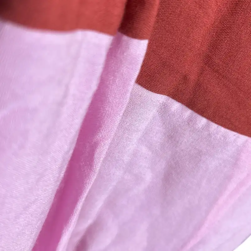 دامن چین‌دار زنانه مدل آماندیس AM286 رنگ صورتی