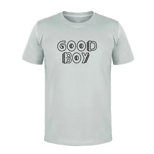 تی شرت آستین کوتاه مردانه مدل GOOD BOY کد M40 رنگ طوسی