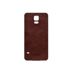 MAHOOT Natural-Leather Cover Sticker for Samsung Galaxy S5