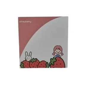 کاغذ یادداشت طرح توت فرنگی 2 کد 02 بسته 200 عددی