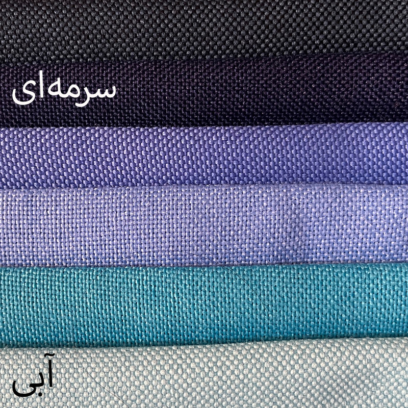 پرده مدل پانچ گونی بافت ریزبافت سایز 150x280 سانتی متر