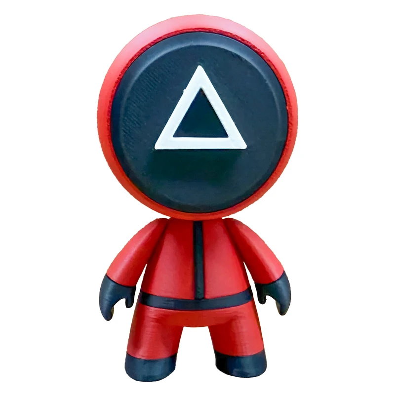 فیگور مدل اسکویید گیم ماسک مثلثی ارتفاع 10 سانتی متر