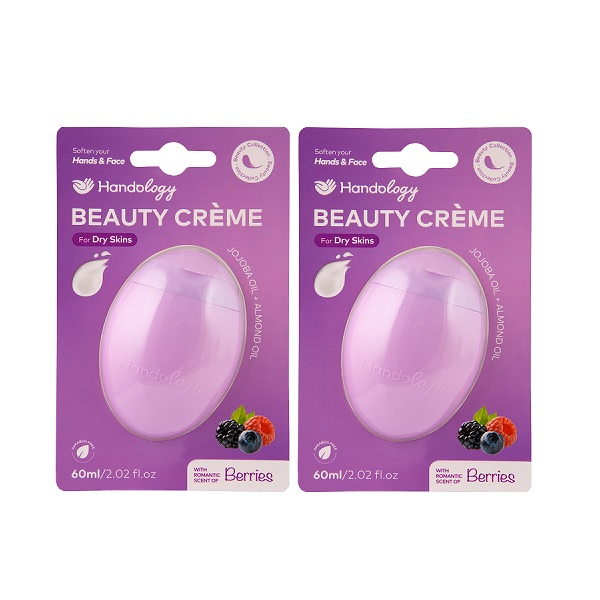 کرم مرطوب کننده هندولوژی مدل beauty حجم 60 میلی لیتر بسته 2 عددی