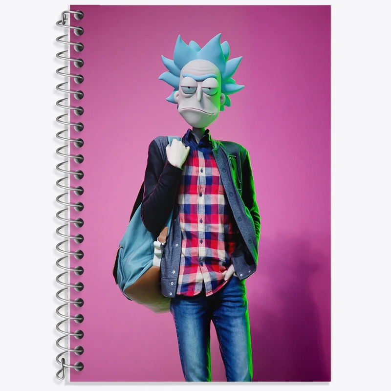 دفتر لغت 50 برگ خندالو طرح ریک و مورتی (Rick and Morty) کد F182