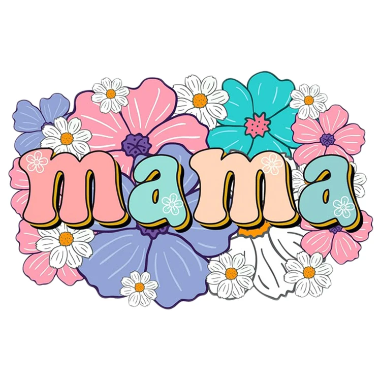 استیکر پارچه و لباس پاد آفرین مدل مادر کد DKST254