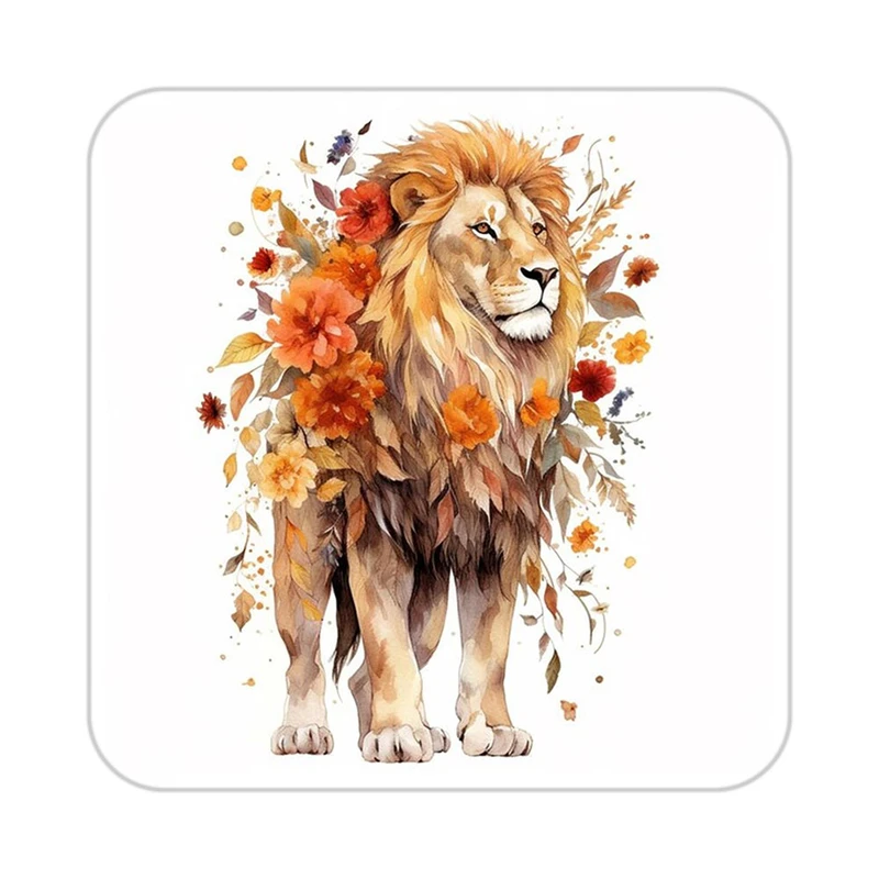 زیر لیوانی کاکتی طرح شیر مدل mp24314