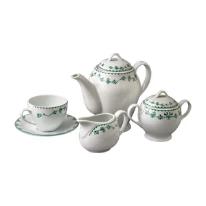 سرویس چای خوری 17 پارچه 6 نفره مقصود مدل کورالین