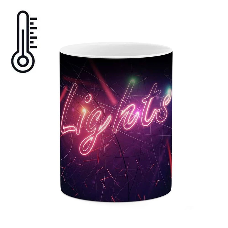ماگ حرارتی کاکتی مدل Lights کد mgh12169