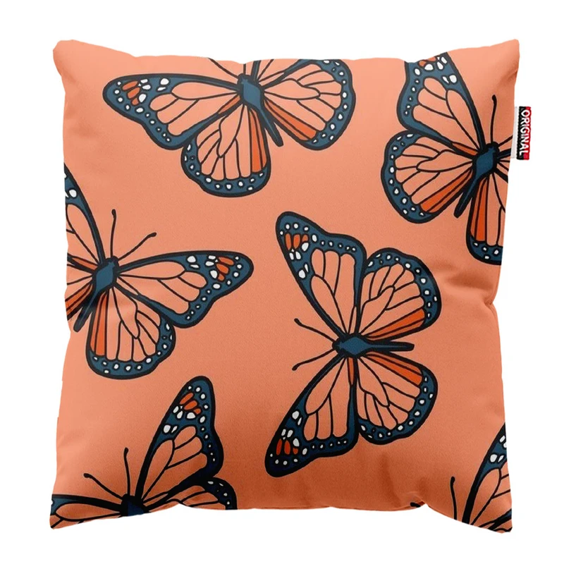  کوسن پاد آفرین طرح پروانه کد 3876 سایز 30*30 سانتی متر