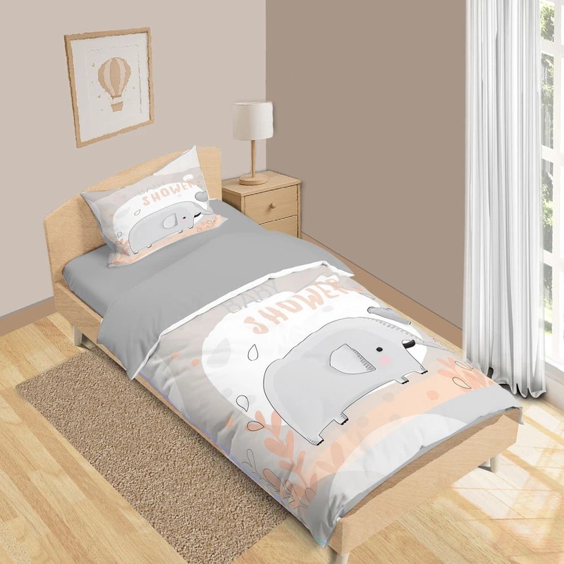 سرویس روتختی 1 نفره 5 تکه نوپه هوم مدل فیل T6441