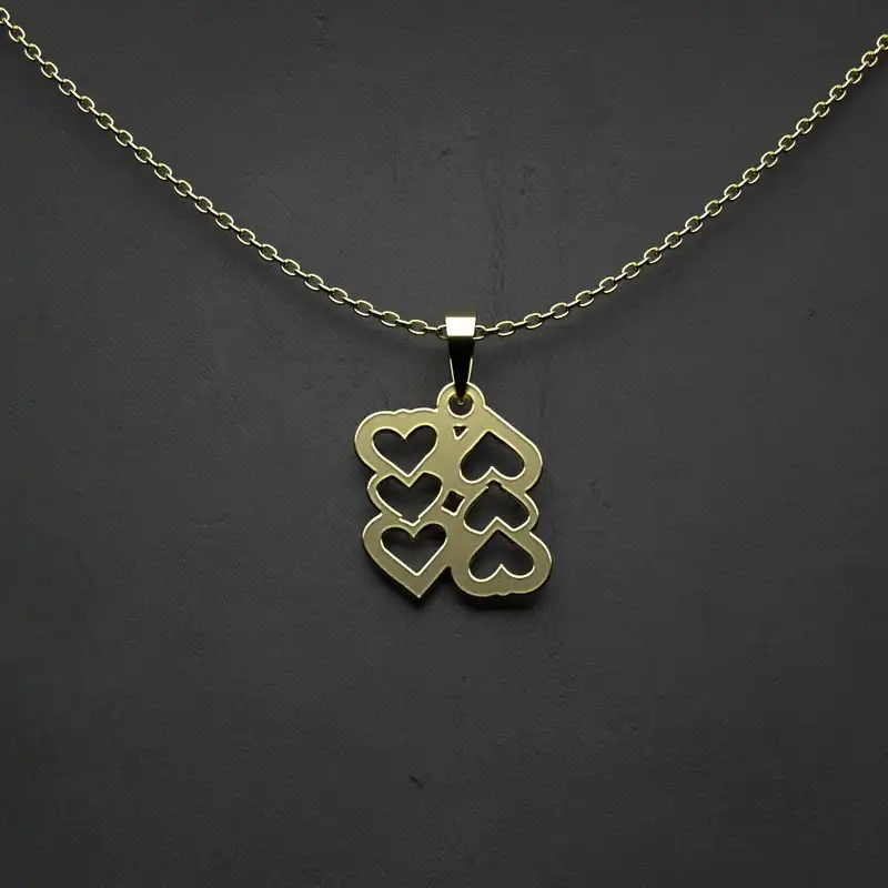 گردنبند طلا 18 عیار زنانه مدوپد مدل اشک کد CA10535