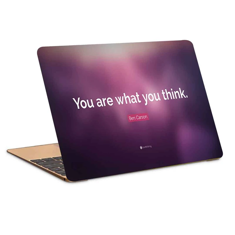 استیکر لپ تاپ طرح your are what you thinkکد c-1050مناسب برای لپ تاپ 15.6 اینچ