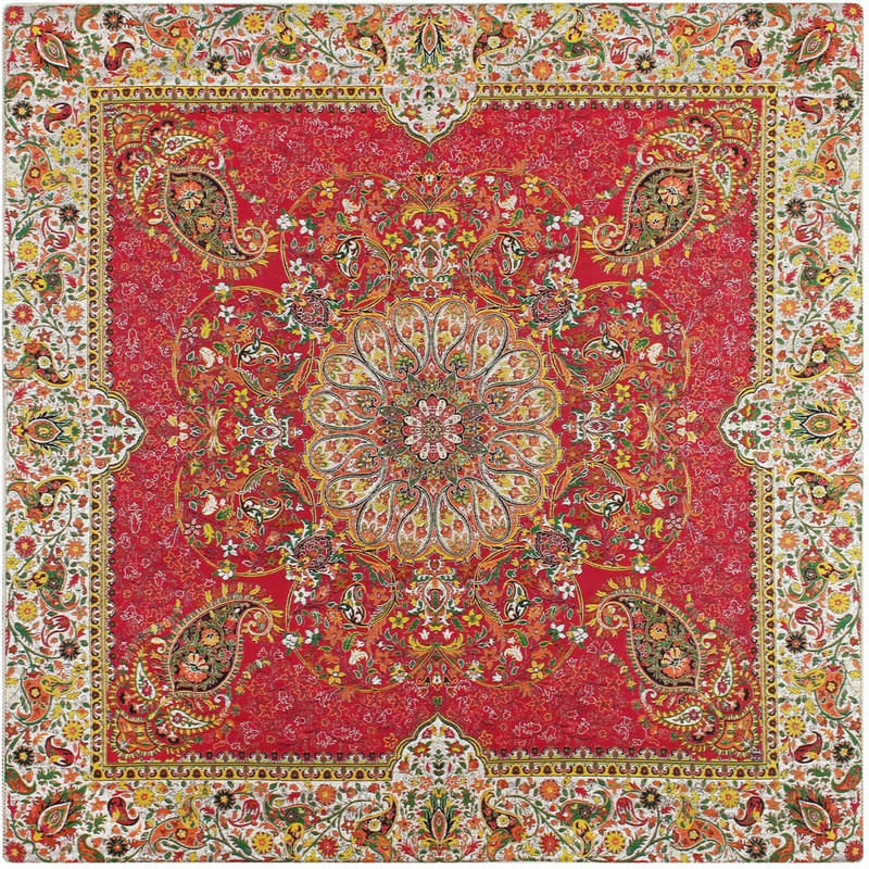 رومیزی ترمه طرح افشار