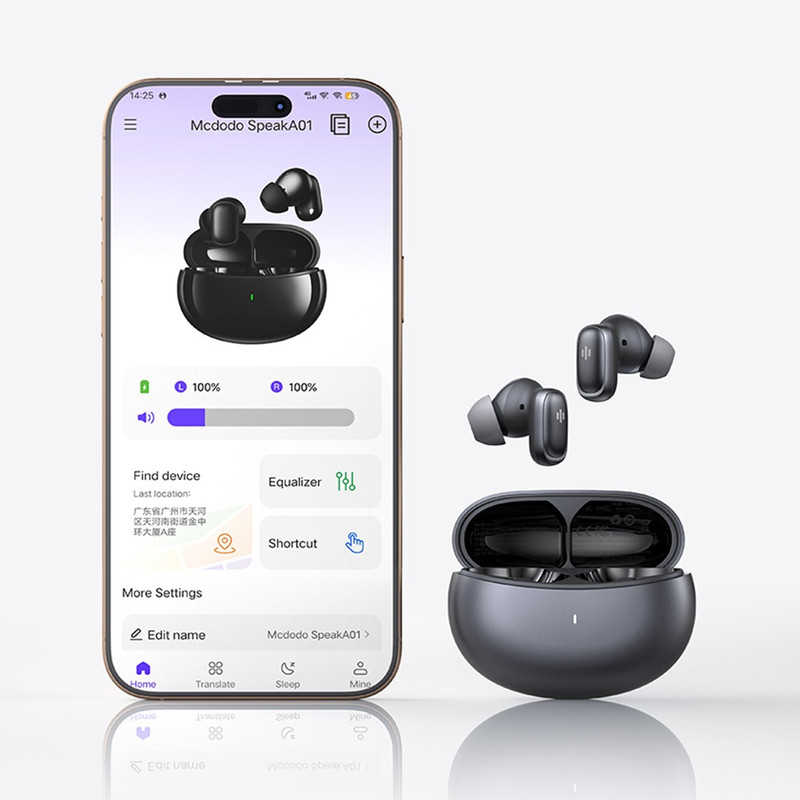 هدفون بلوتوثی مک دودو مدل Earbuds AI Translator HP-8220