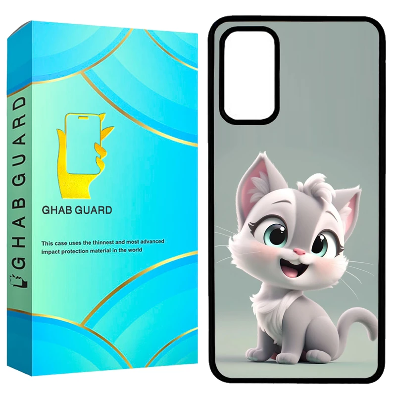 کاور قاب گارد طرح گربه مدل GA13G مناسب برای گوشی موبایل سامسونگ  Galaxy A13 4G / Galaxy A32 5G