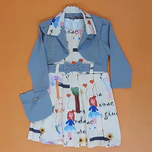 ست سه تکه لباس دخترانه کد SA101