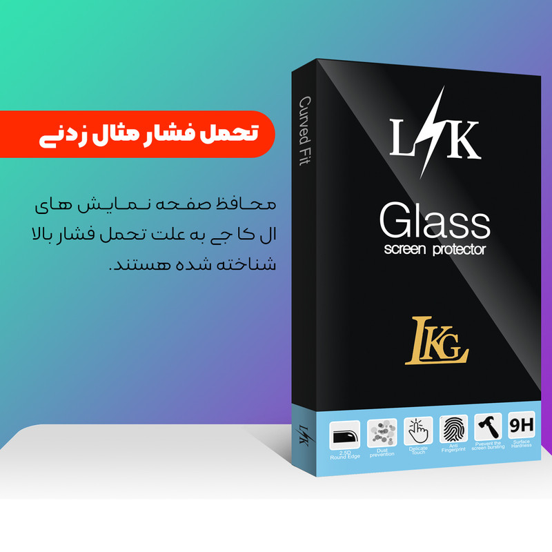 محافظ صفحه نمایش ال کا جی مدل LKK Super-D مناسب برای گوشی موبایل اپل iPhone 6plus / 7 Plus /8 Plus