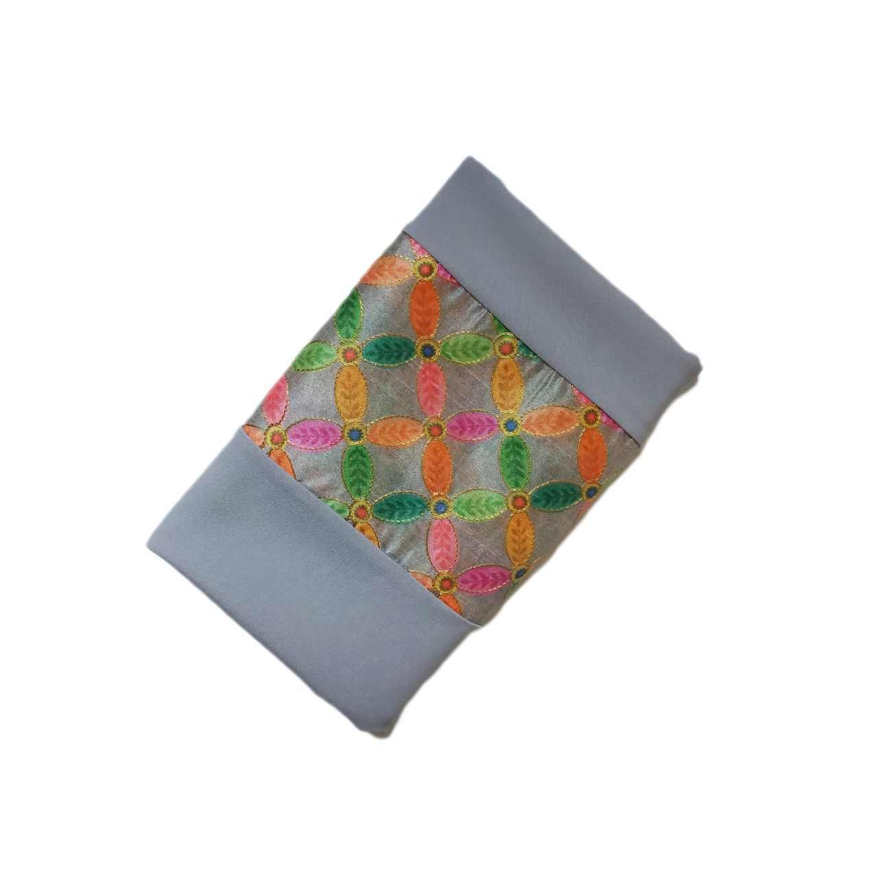 شال دست دوز زنانه مدل خاکستر کد 021