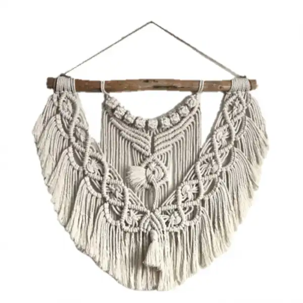 آویز بافتنی مدل مکرومه کد 003