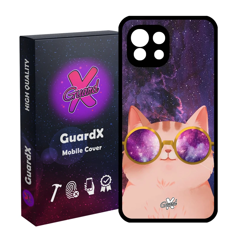 کاور گارد ایکس طرح Cat مدل Glass10078 مناسب برای گوشی موبایل شیائومی Mi 11 Lite