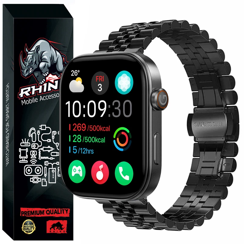 بند راینو مدل 5Bead مناسب برای ساعت هوشمند گلوریمی GS2