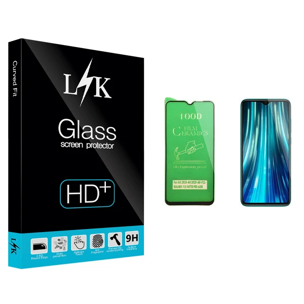 محافظ صفحه نمایش سرامیکی ال کی مدل Hard glass مناسب برای گوشی موبایل شیائومی Redmi Note 8 Pro