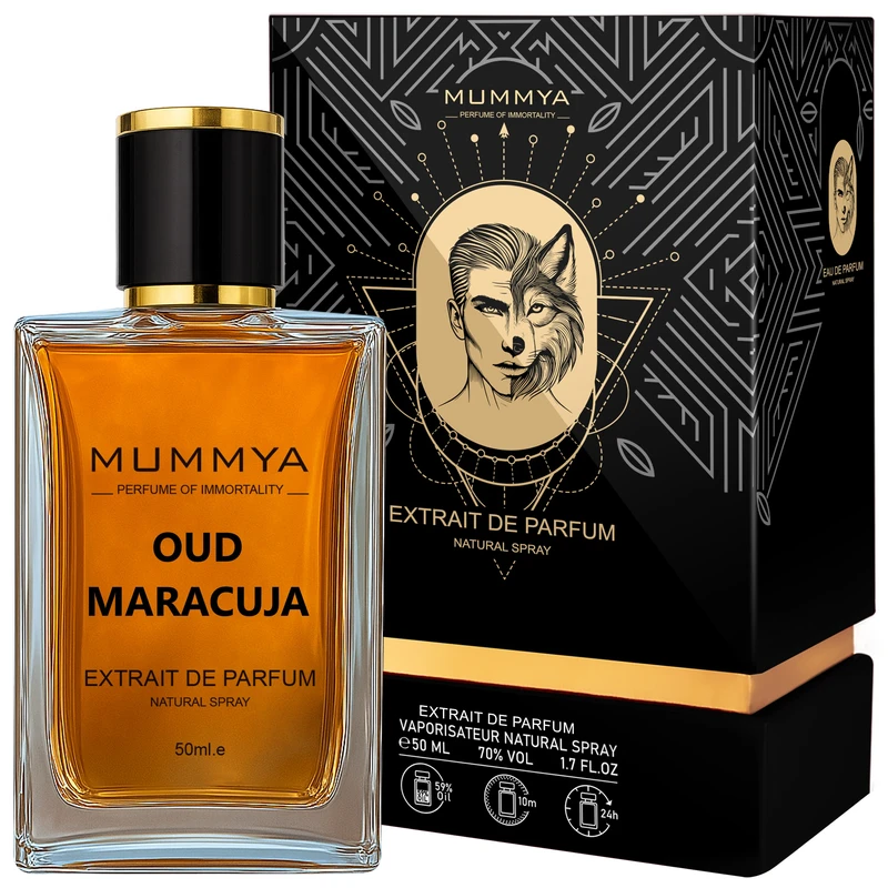 اکستریت پرفیوم مردانه مومیا مدل عود ماراکوجا با رایحه گرم حجم 50 میلی لیتر