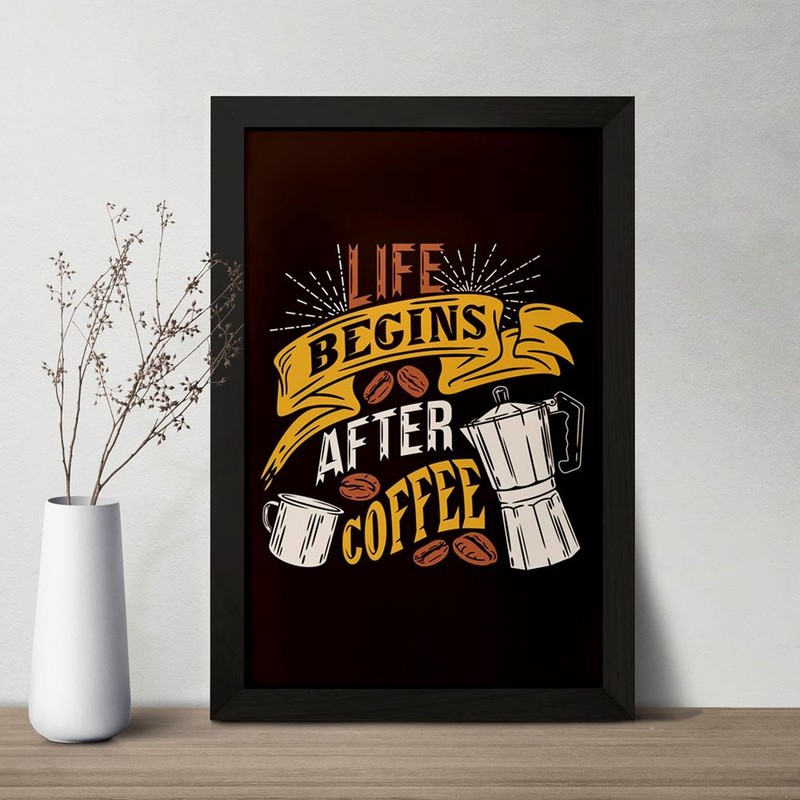 تابلو خندالو مدل قهوه Coffee  کد 22000