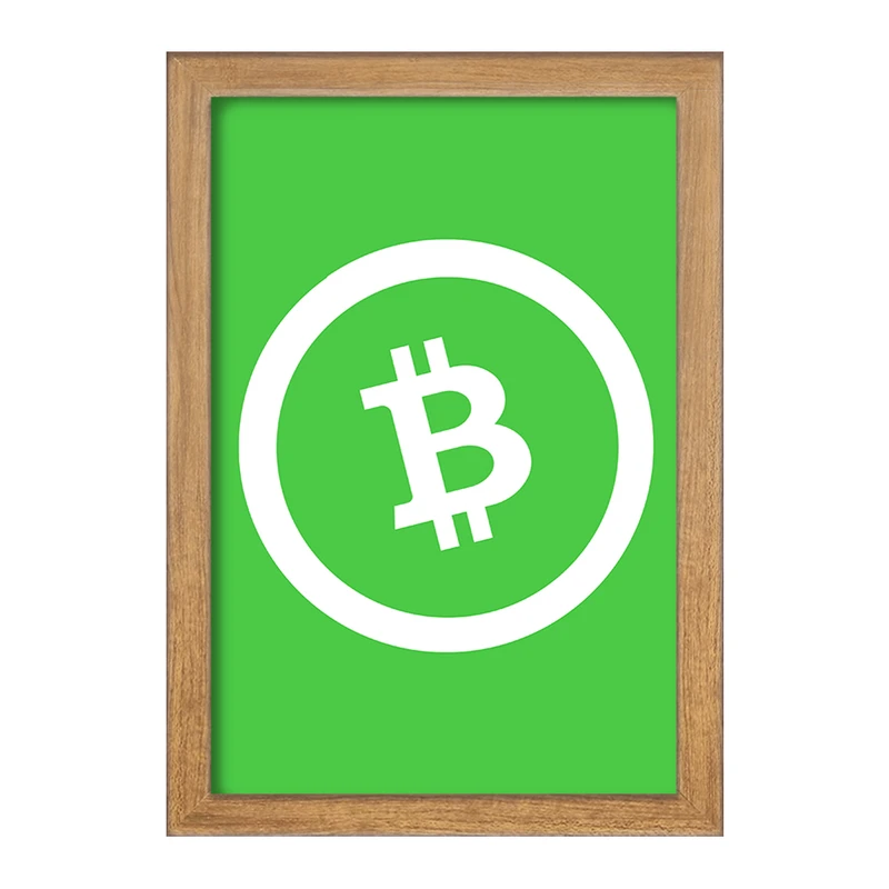تابلو خندالو مدل ارز دیجیتال بیت کوین کش  کد 4053