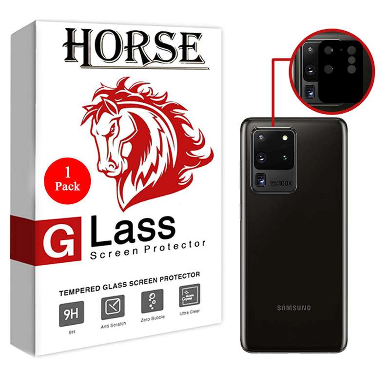     محافظ لنز دوربین هورس مدل LFUL مناسب برای گوشی موبایل سامسونگ Galaxy S20 Ultra 5G