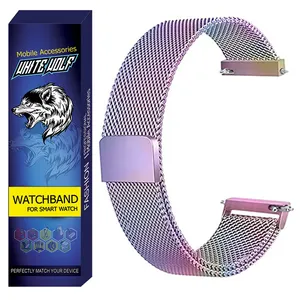 بند وایت ولف مدل W-Milanese مناسب برای ساعت هوشمند میبرو 22 میلی متری X1 / A1 / Lite 2