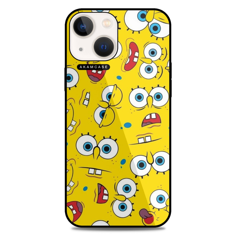کاور آکام مدل AMC-WA13-SPONGE BOB5 مناسب برای گوشی موبایل اپل iPhone 13