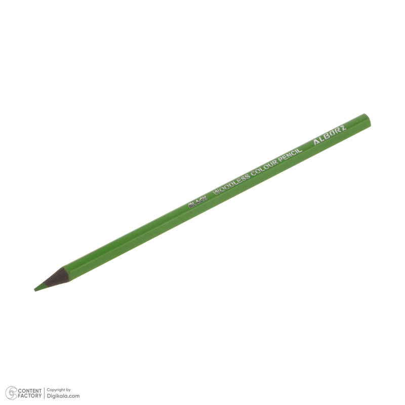 مداد رنگی 12 رنگ البرز مدل woodless