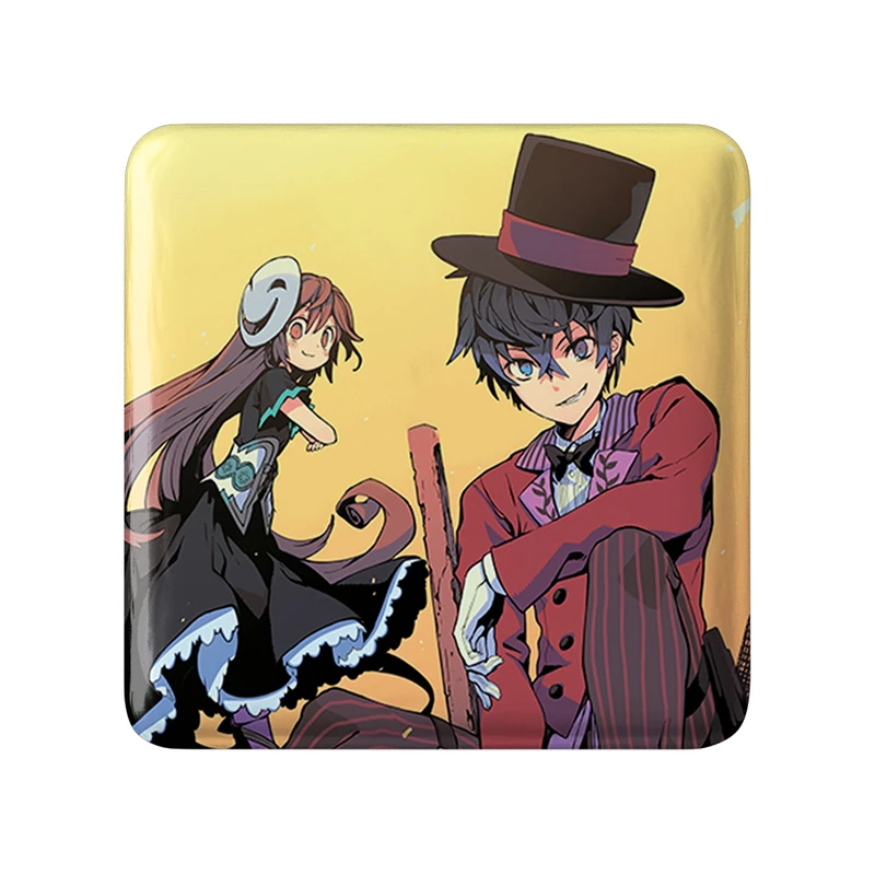 پیکسل خندالو طرح انیمه گلوله سیاه مدل مربعی کد 35847