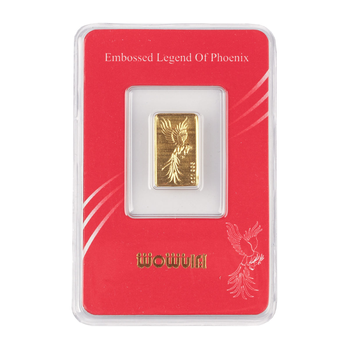 شمش طلا 24 عیار ایران‌شمش مدل سیمرغ کد T-0.25