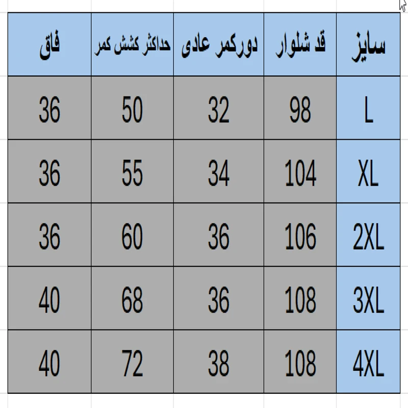 عکس شماره 2 : شلوار مردانه مدل rr-2025