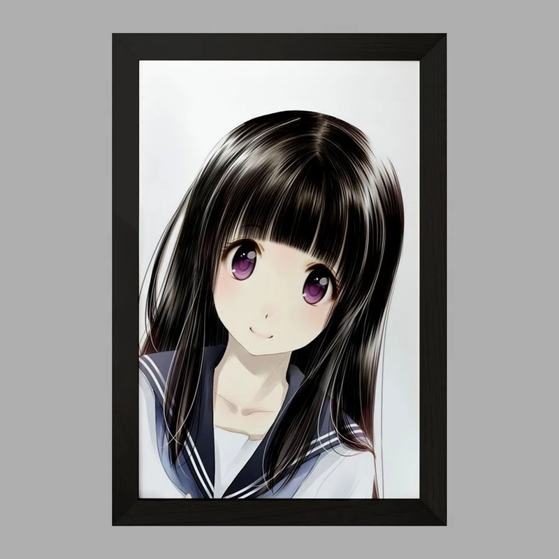 تابلو خندالو مدل چیتاندا انیمه هیوکا Hyouka  کد 17109