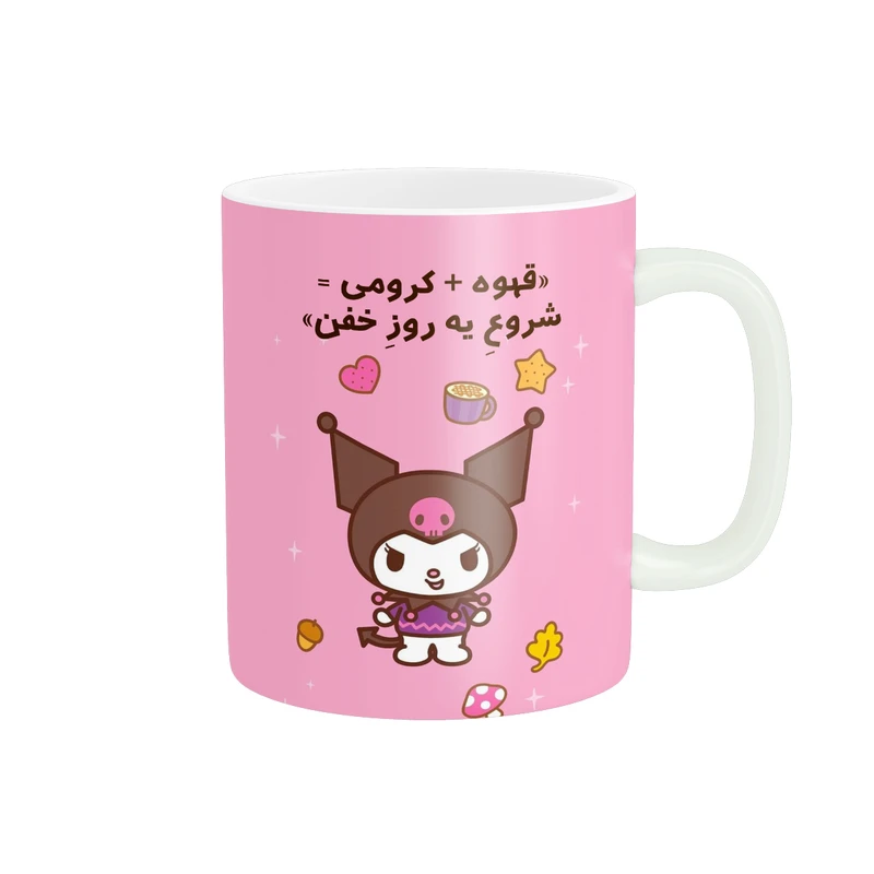 ماگ پادآفرین مدل کارتون کرومی و مای ملودی Kuromi کد PM3667